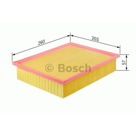 Filtre à air BOSCH - 1 457 433 547